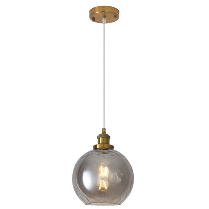 Pendant Light Single Globe Glass Shade