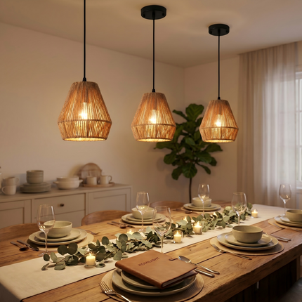 Pendant Light Boho Style 2-Pack