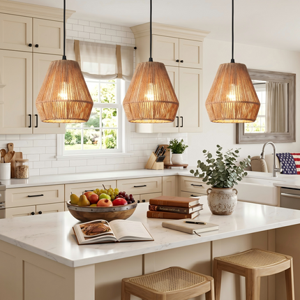 Pendant Light Boho Style 2-Pack