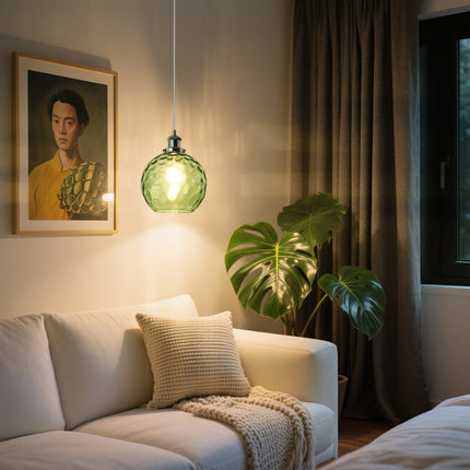 Pendant Light Single Globe Glass Shade
