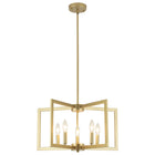 Chandelier Iron Geometric 5-Light