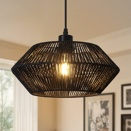 Pendant Light Paper Rattan Shade