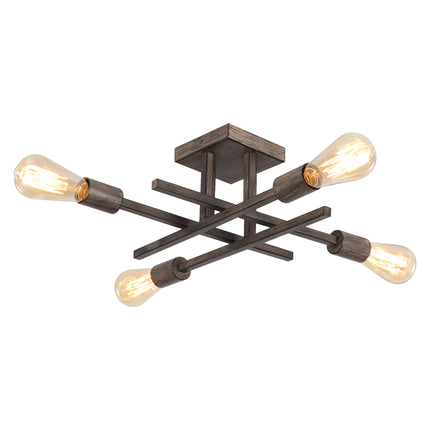 Ceiling Light Iron Modern 4-Light