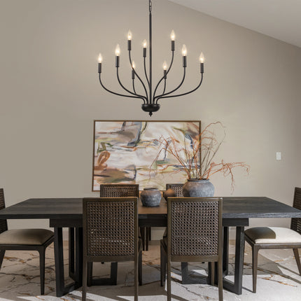 Chandelier Two-Tier Candle 9-Light