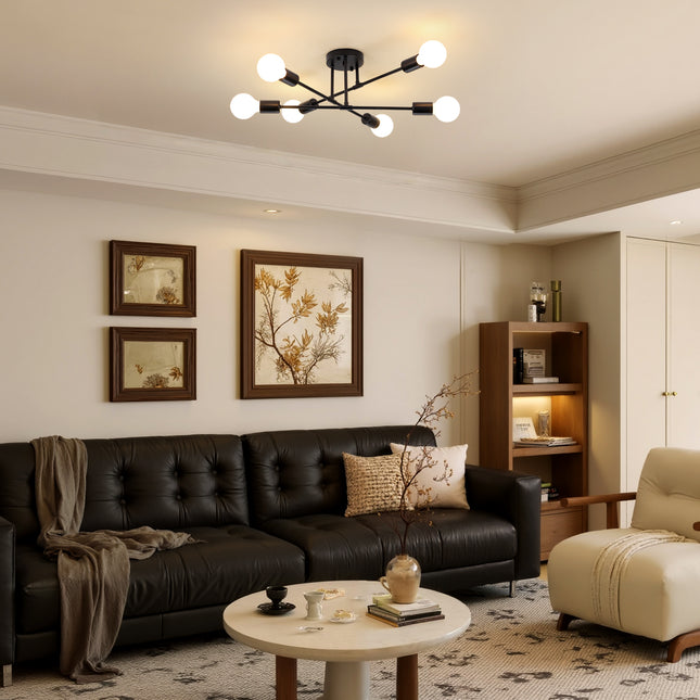 Ceiling Light Iron Sputnik 6-Light