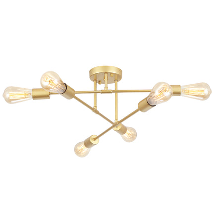 Ceiling Light Iron Sputnik 6-Light