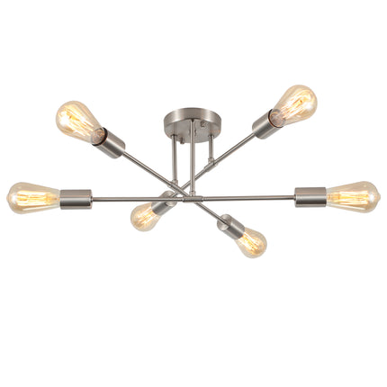 Ceiling Light Iron Sputnik 6-Light