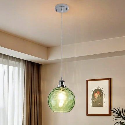 Pendant Light Single Globe Glass Shade