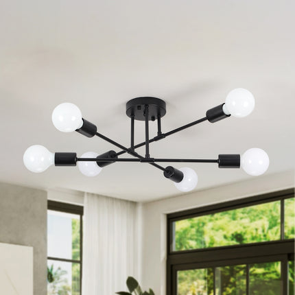 Ceiling Light Iron Sputnik 6-Light
