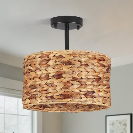 Ceiling Light Water Hyacinth Shade
