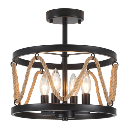 Ceiling Light Iron 4-Light