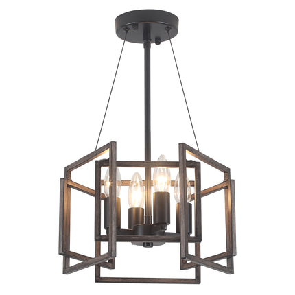 Ceiling Light Iron Frame 4-Light