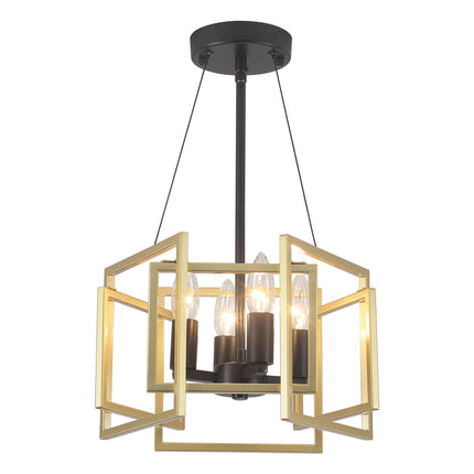 Ceiling Light Iron Frame 4-Light