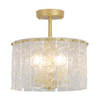 Ceiling Light Modern Glass Shade 4-Light