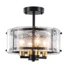 Ceiling Light Glass Shade 4-Light
