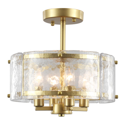 Ceiling Light Glass Shade 4-Light