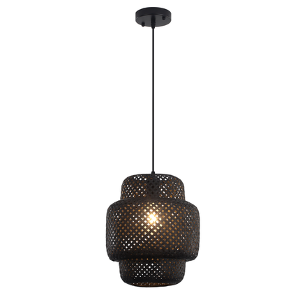 Pendant Light Rattan Transitional