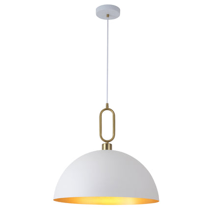Pendant Light Gold Ring Dome 500mm