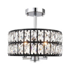 Ceiling Light Modern Crystal Shade 3-Light