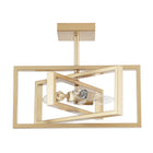 Ceiling Light Geometric Frame 3-Light