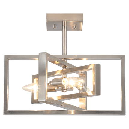 Ceiling Light Geometric Frame 3-Light