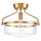 Ceiling Light Glass Shade Single