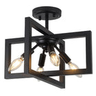 Ceiling Light Iron Geometric 4-Light
