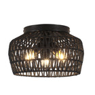 Ceiling Light Woven Rattan Shade