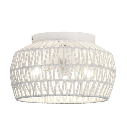 Ceiling Light Woven Rattan Shade