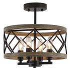 Ceiling Light Iron Candle 4-Light