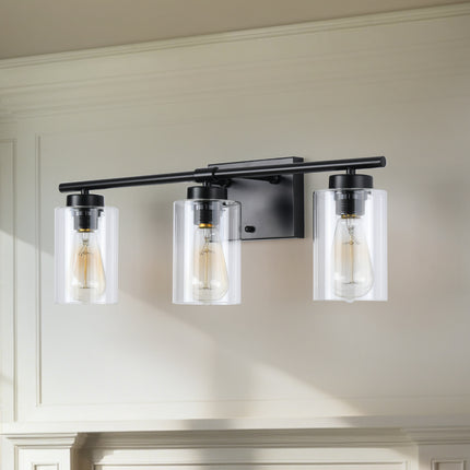 Wall Sconce Glass Shade 3-Light