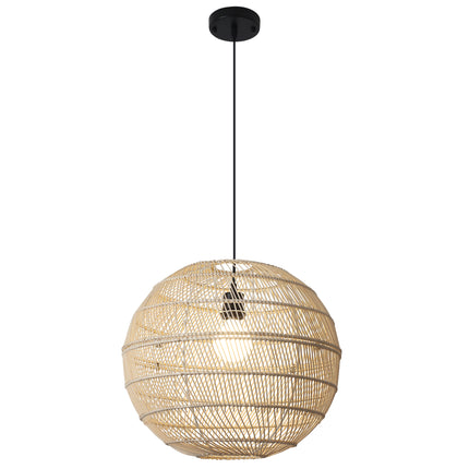 Pendant Light Round Rattan Shade