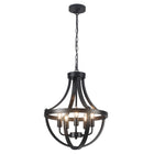 Chandelier Caged Metal Frame 5-Light