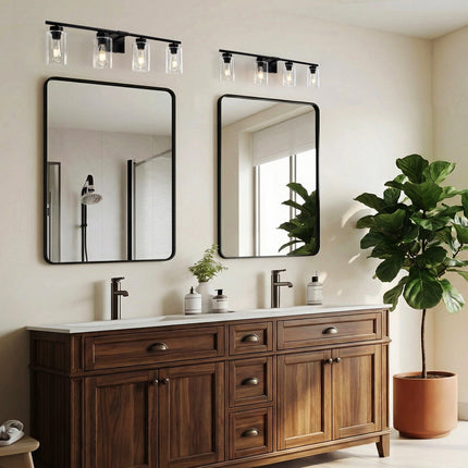 Wall Sconce Glass Shade 4-Light