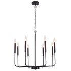 Chandelier Wrought Iron 8-Light