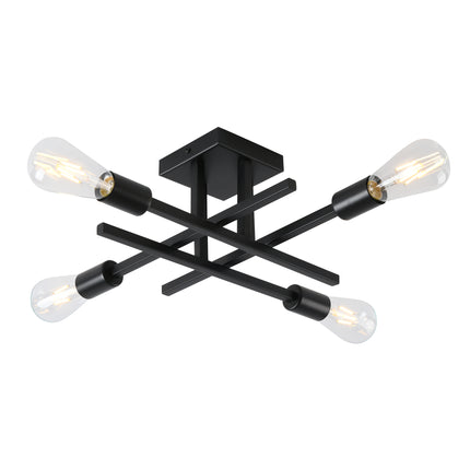 Ceiling Light Iron Modern 4-Light
