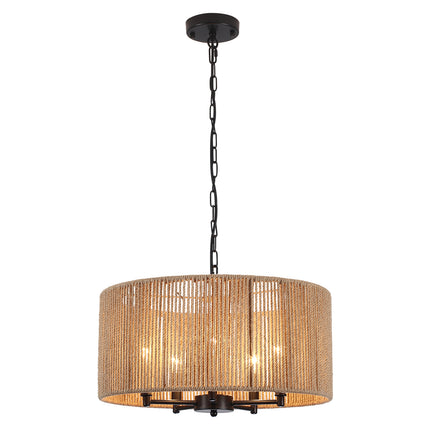 Chandelier Rope Shade 5-Light