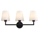 Wall Sconce Fabric Shade 3-Light