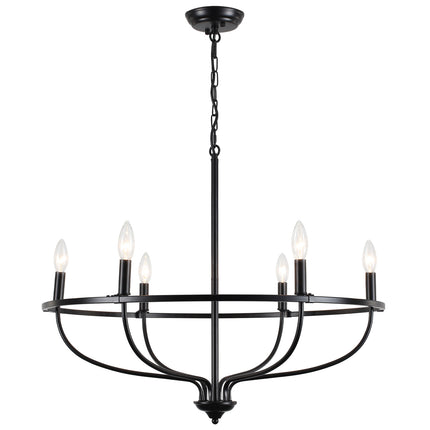 Chandelier Iron Ring 6-Light