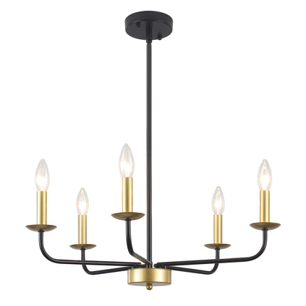 Chandelier Iron Candle 5-Light