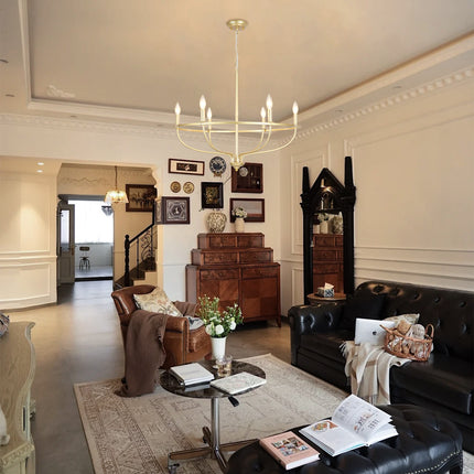 Chandelier Iron Ring 6-Light