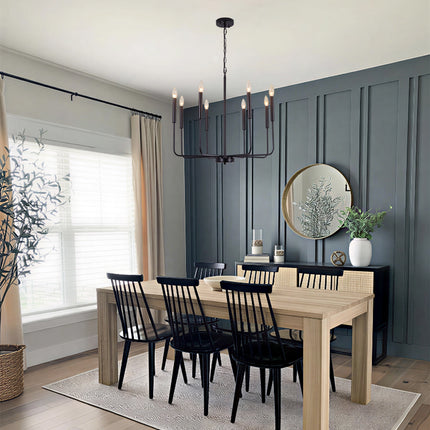 Chandelier Wrought Iron 8-Light