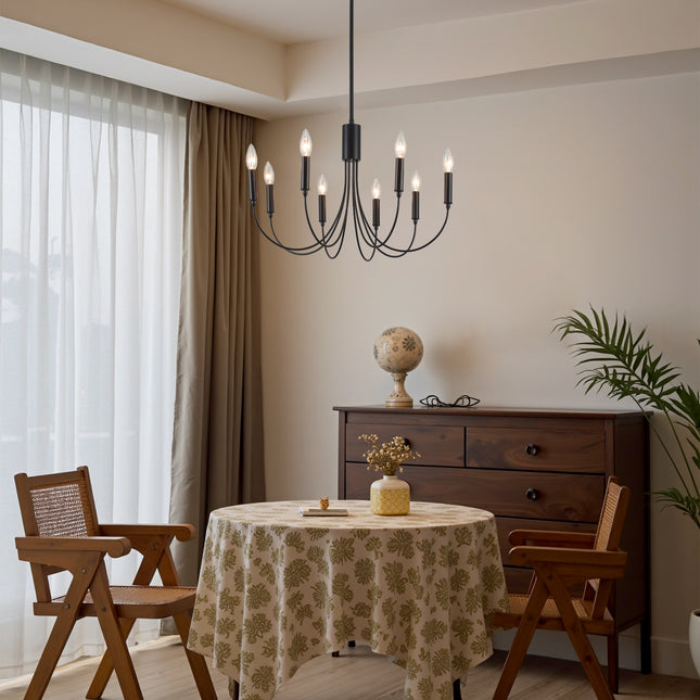 Chandelier Iron 8-Light