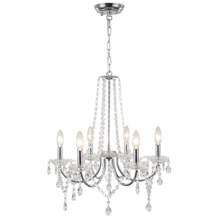 Chandelier Crystal 6 Light