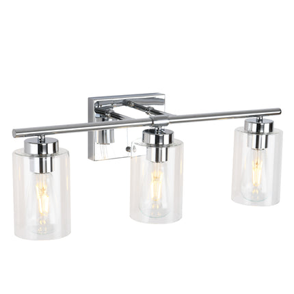 Wall Sconce Glass Shade 3-Light