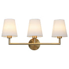 Wall Sconce Fabric Shade 3-Light