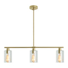 Island Pendant Light Glass Shade 3-Light