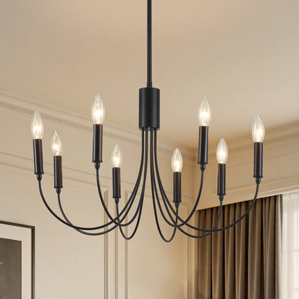 Chandelier Iron 8-Light