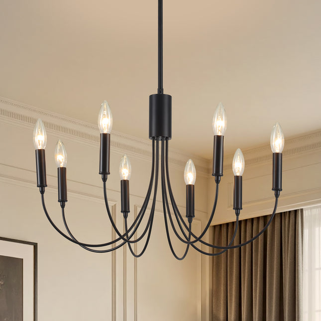 Chandelier Iron 8-Light