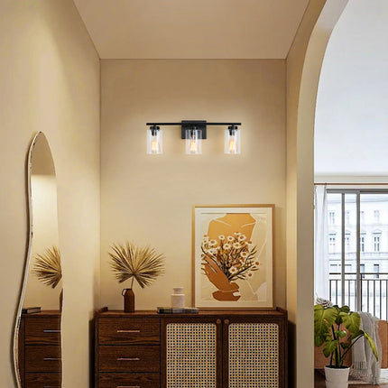 Wall Sconce Glass Shade 3-Light